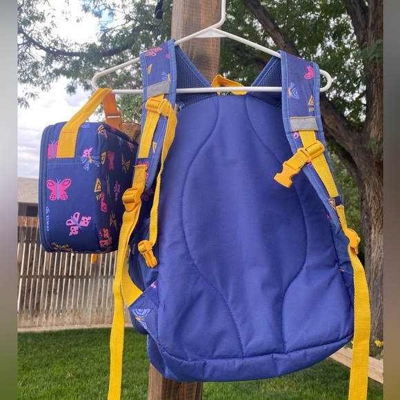 Butterfly Backpack w/Matching Lunch Box - Picture 3 of 10